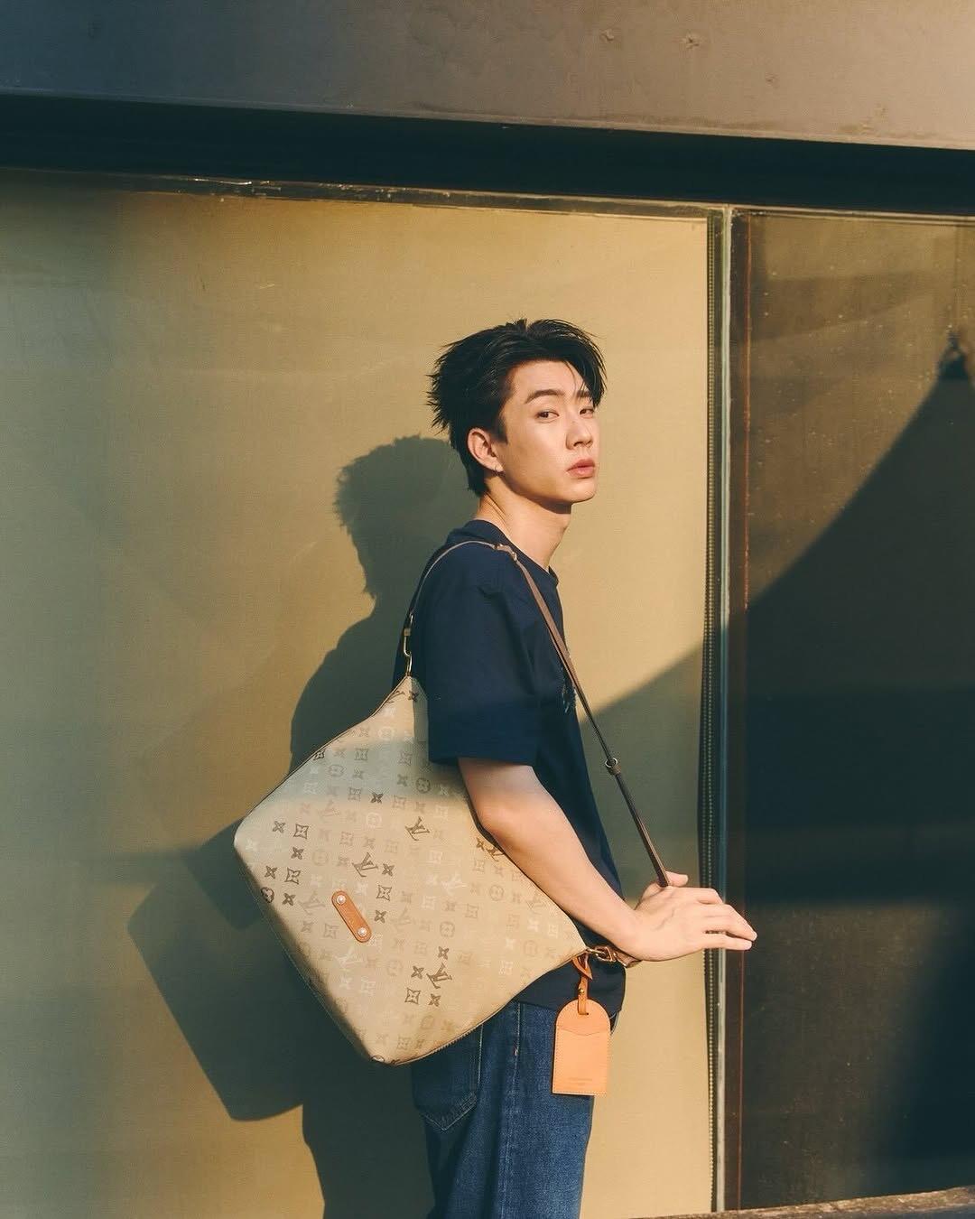 BVG / 루이비통 로고 데님 티셔츠