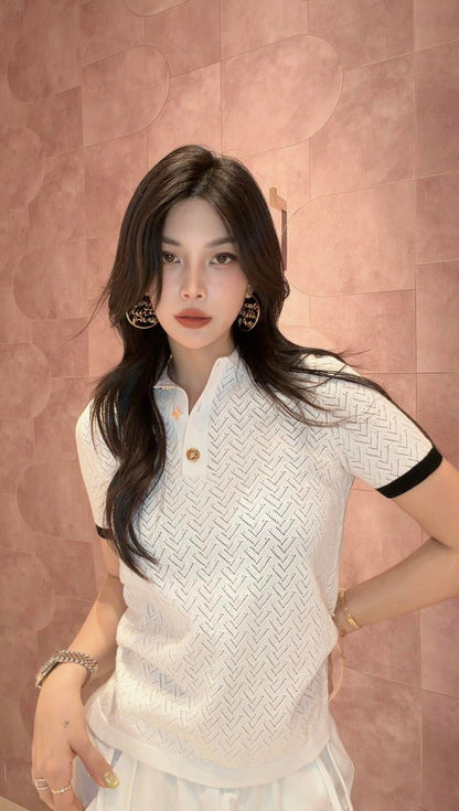 BVG / 루이비통 메쉬 폴로셔츠