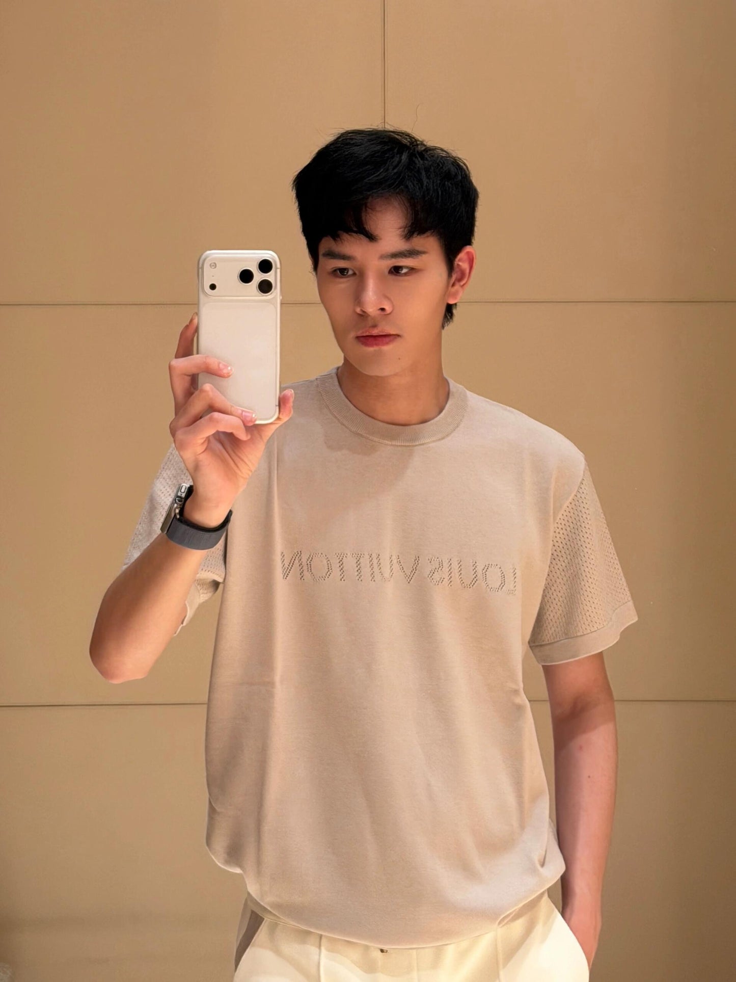 BVG / 루이비통 반팔 라운드넥 니트