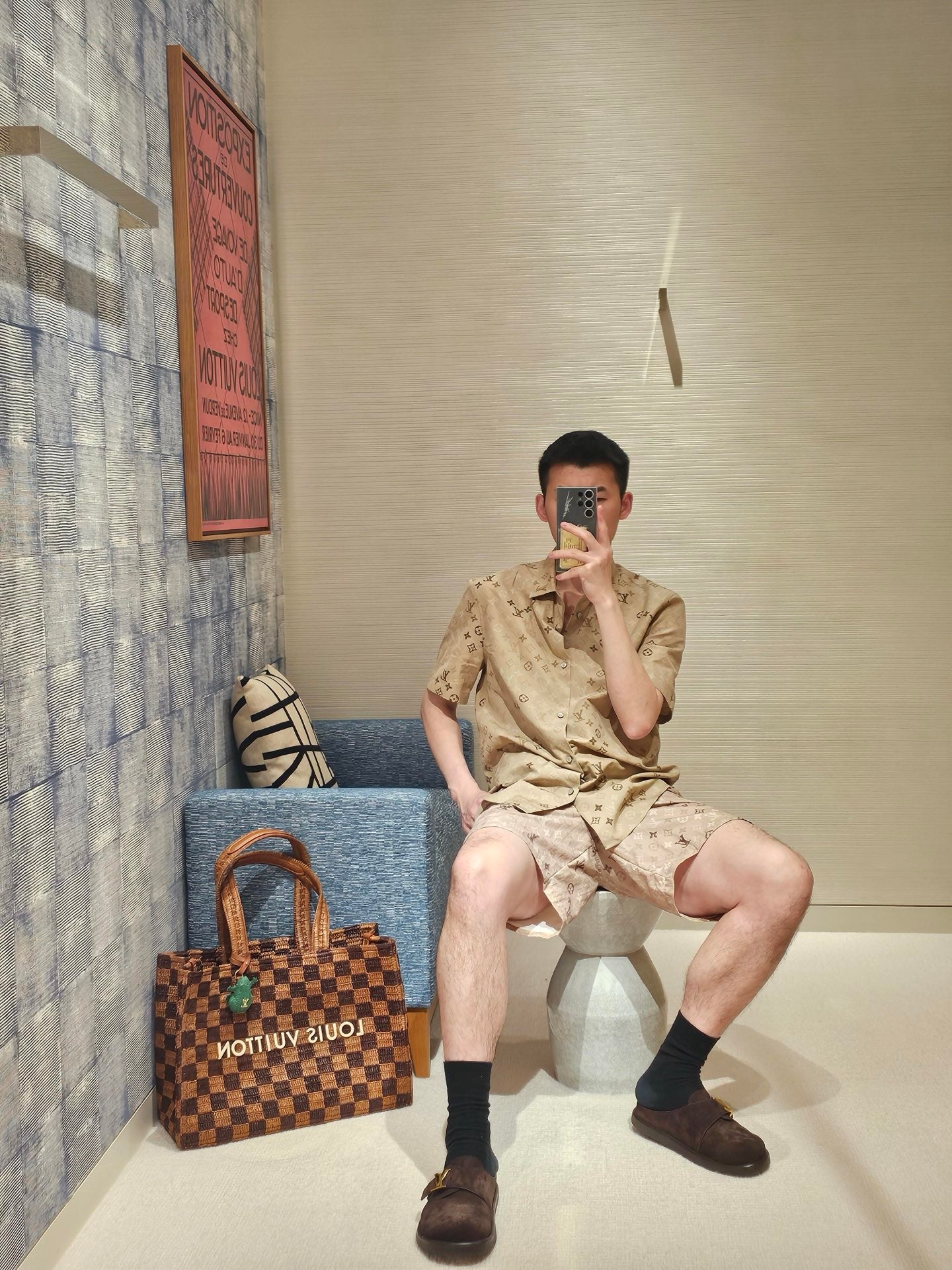 BVG / 루이비통 반팔 셔츠