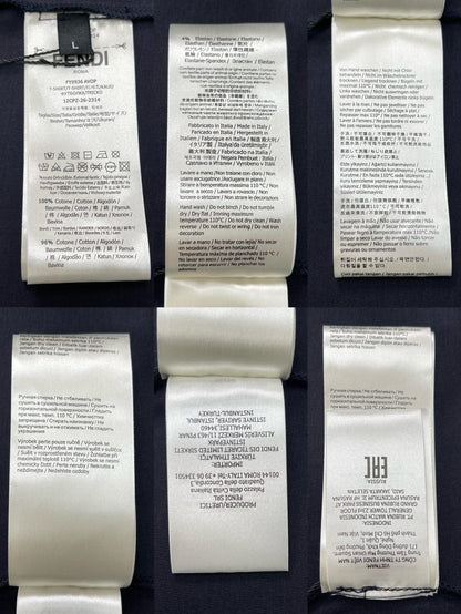 BVG / 펜디 가죽 로고 티셔츠