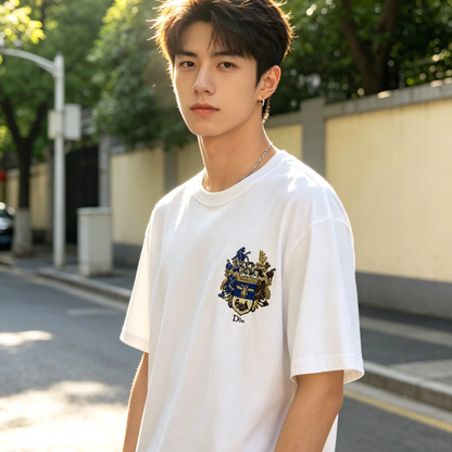 BVG / 디올 벌레 토템 자수 반팔