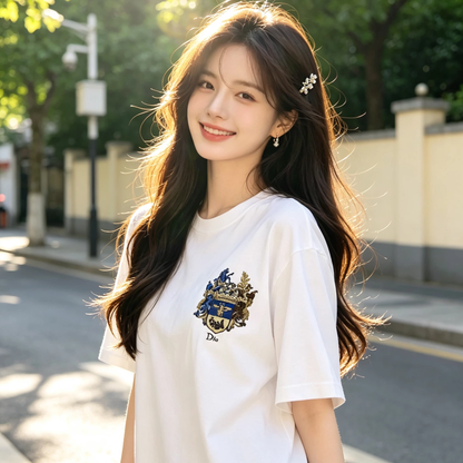 BVG / 디올 벌레 토템 자수 반팔