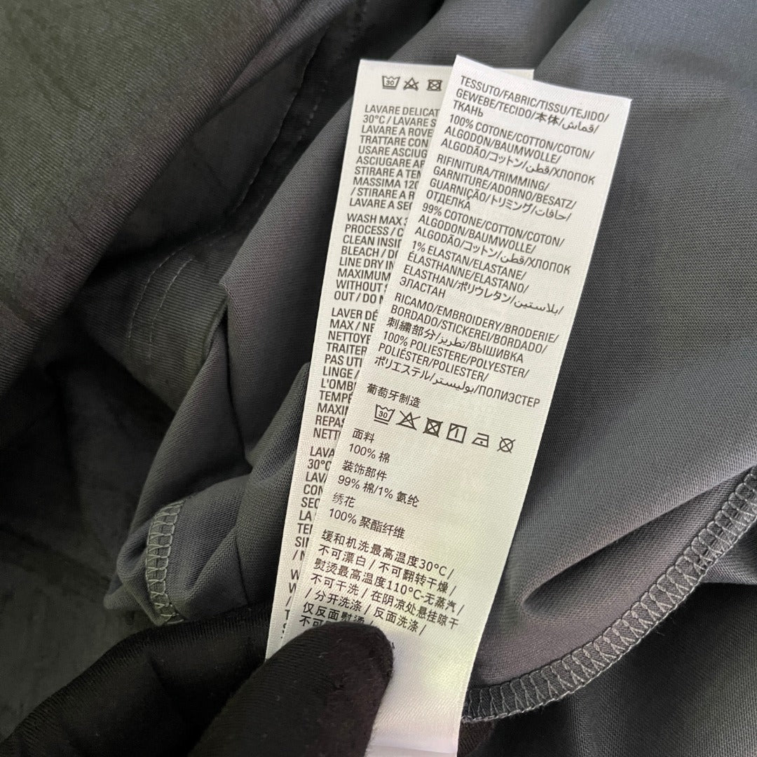 BVG / 발렌시아가 핸드드로잉 자수 레터링 반팔 티셔