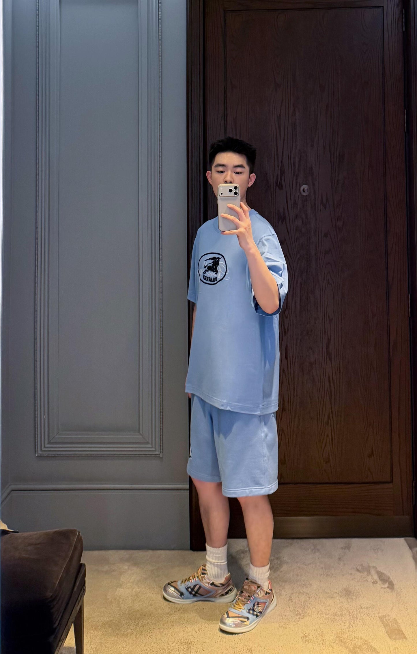 BVG / 버버리 나이트 엠블럼 순면 반바지