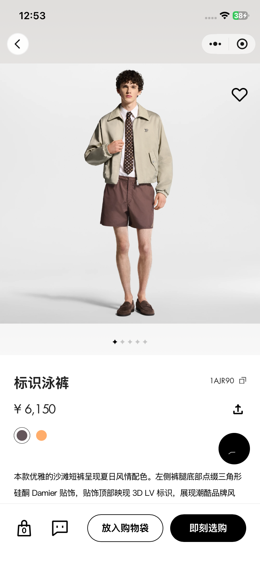 BVG / 루이비통 로고 수영바지