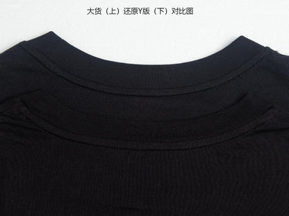 BVG / MC 후판 고무 엠블럼 프린트 티셔츠