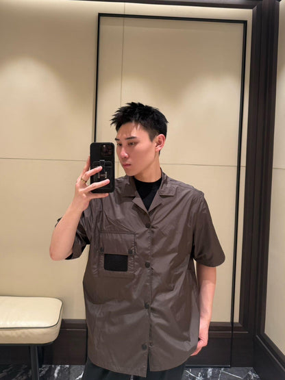 BVG / MC 마크 아웃포켓 반팔 셔츠