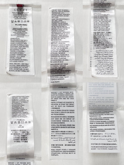BVG / 구찌 자수 장식 니트면 티셔츠