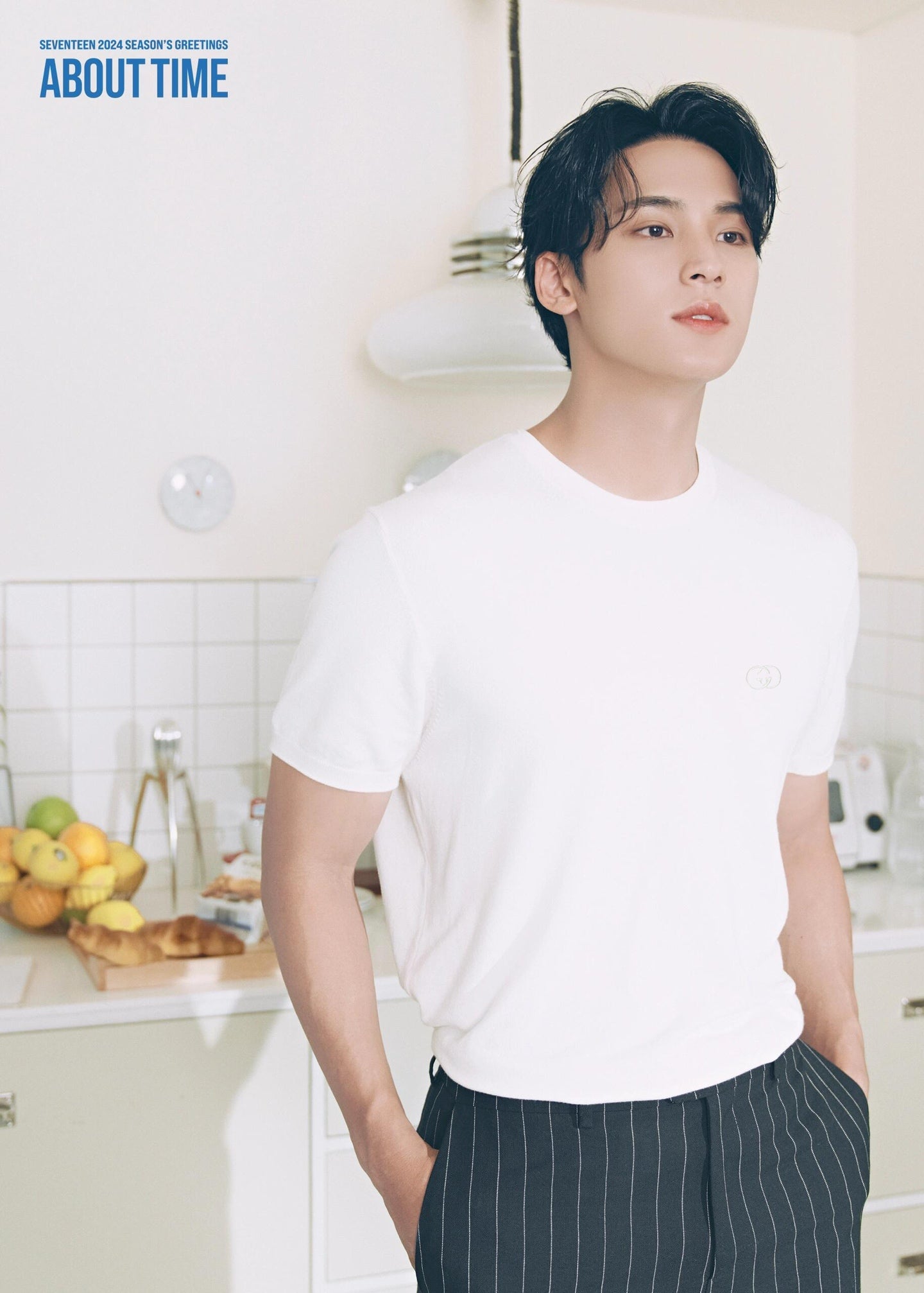 BVG / 구찌 자수 장식 니트면 티셔츠