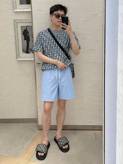 BVG / 디올 작은 미니 로고 수영 반바지