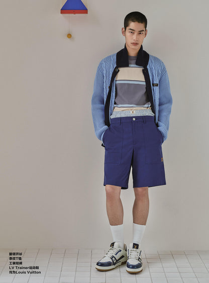 BVG / 루이비통 가죽태그 워크 반바지