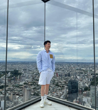 BVG / 루이비통 면 소재 스트라이프 셔츠