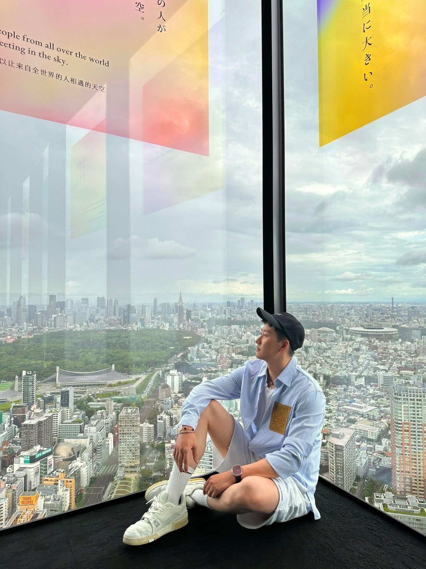 BVG / 루이비통 면 소재 스트라이프 셔츠