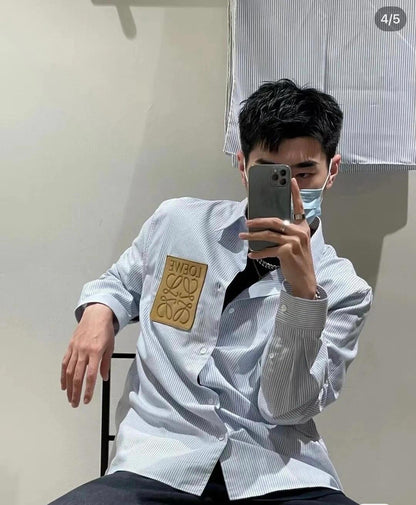 BVG / 루이비통 면 소재 스트라이프 셔츠