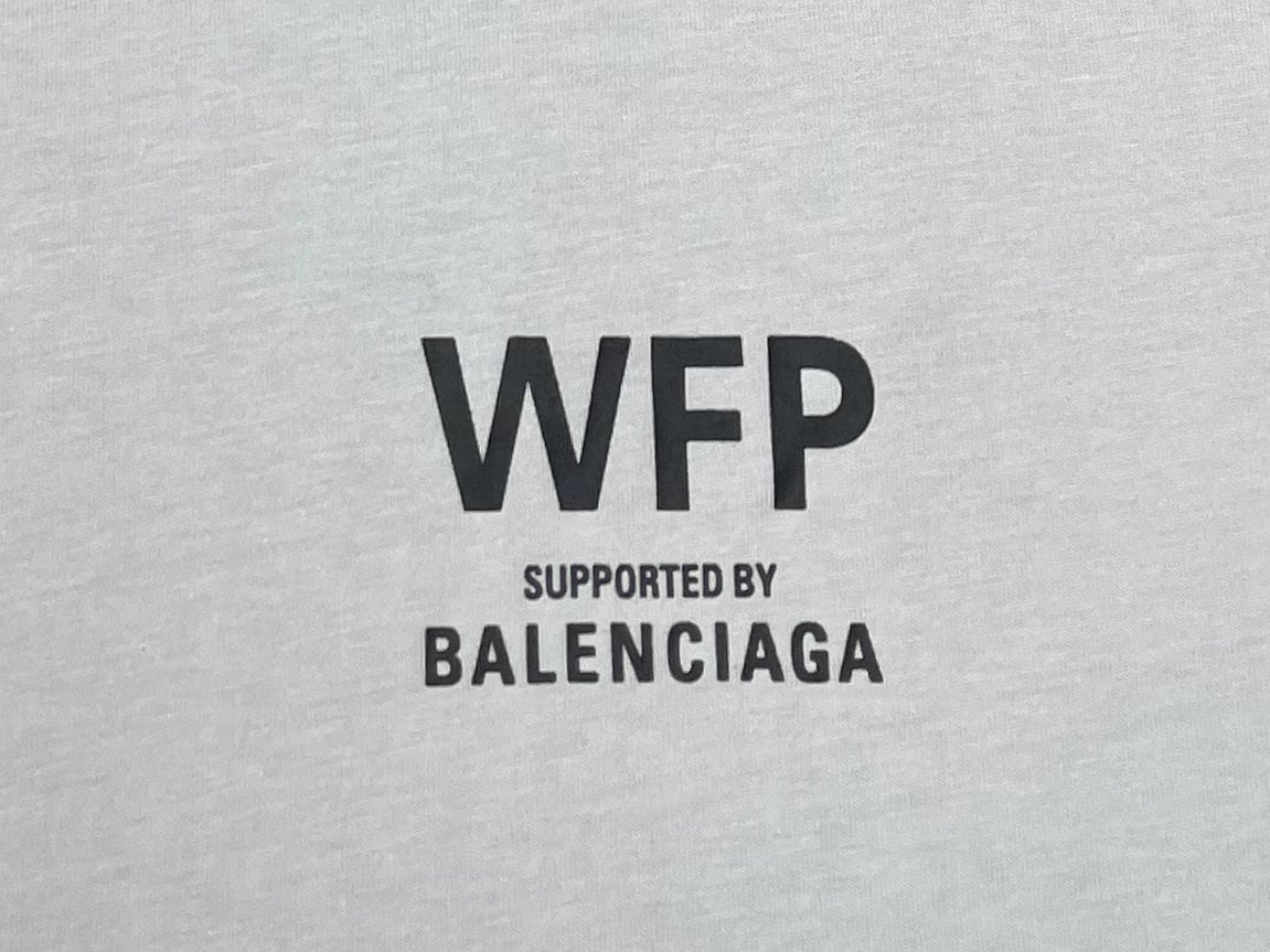 BVG / 발렌시아가 WFP 레귤러핏 반팔 티셔츠