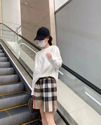 scn / 버버리 가벼운 통기성 반바지
