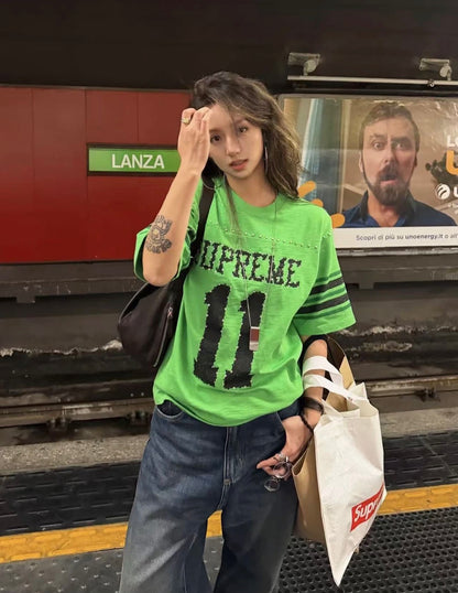 scn / 슈프림 넘버11 스톤 반팔 티셔츠