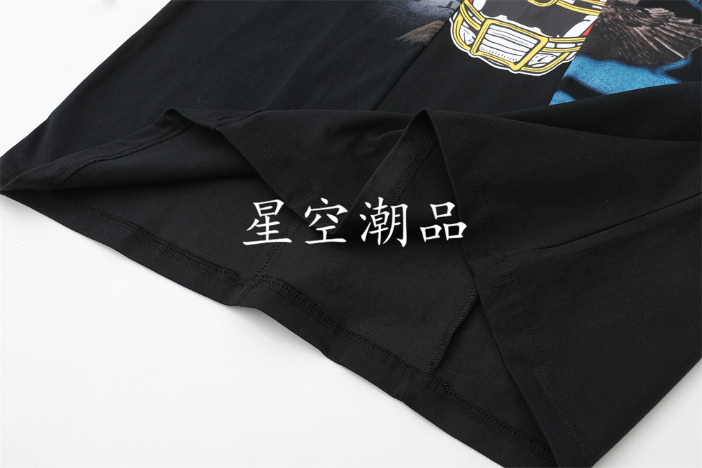 scn / 슈프림 독수리 패턴 프린트 티셔츠