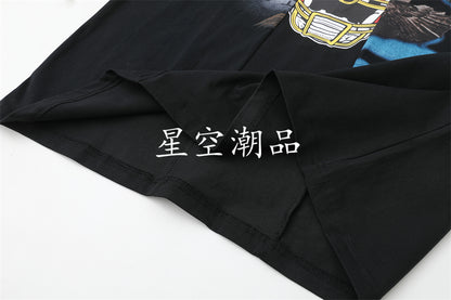 scn / 슈프림 독수리 패턴 프린트 티셔츠