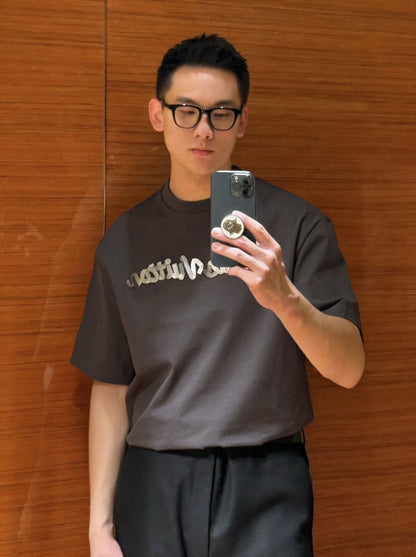 BVG / 루이비통 그라데이션 리본 테이프 티셔츠