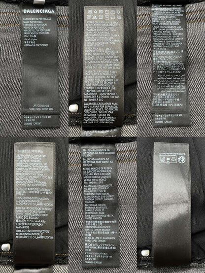 BVG / 발렌시아가 로우크롭 루즈핏 진