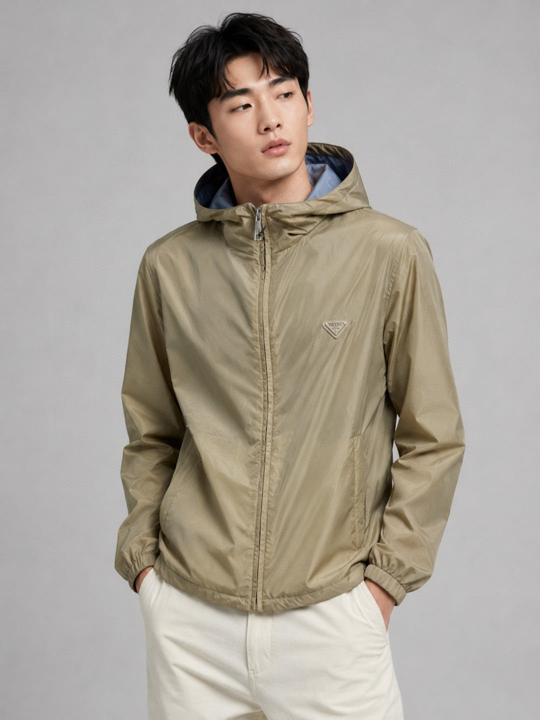 BVG / 프라다 양면 로고 후드 자켓