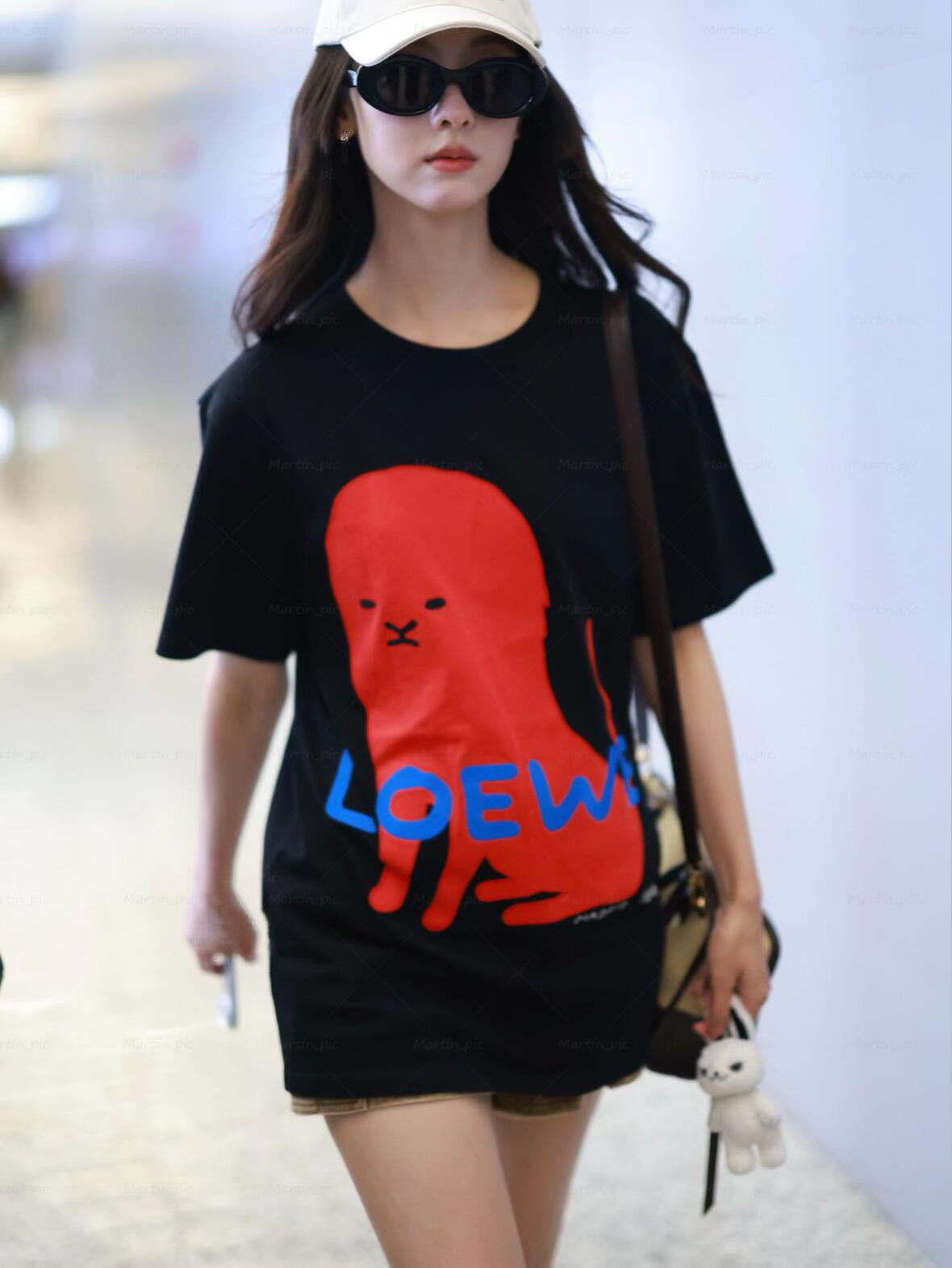 BVG / 루이비통 대형 몬스터 패턴 반팔 셔츠