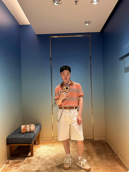BVG / 루이비통 스트라이프 폴로 셔츠