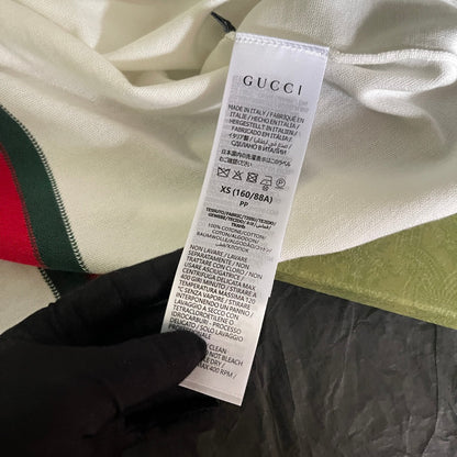 BVG / Gucci Red and Green Stripe Short-Sleeved Knit