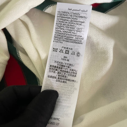 BVG / Gucci Red and Green Stripe Short-Sleeved Knit