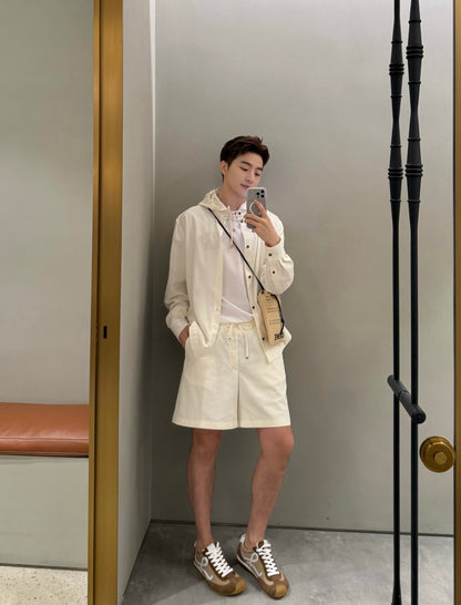 BVG / 루이비통 패치포켓 자수 긴팔 셔츠