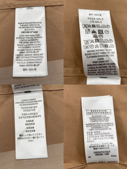 BVG / 버버리 체크 코튼 셔츠