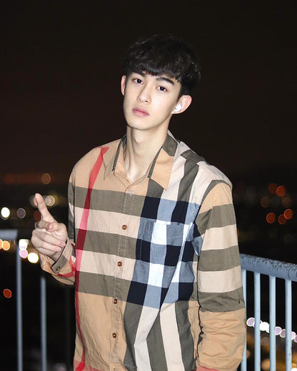 BVG / 버버리 체크 코튼 셔츠