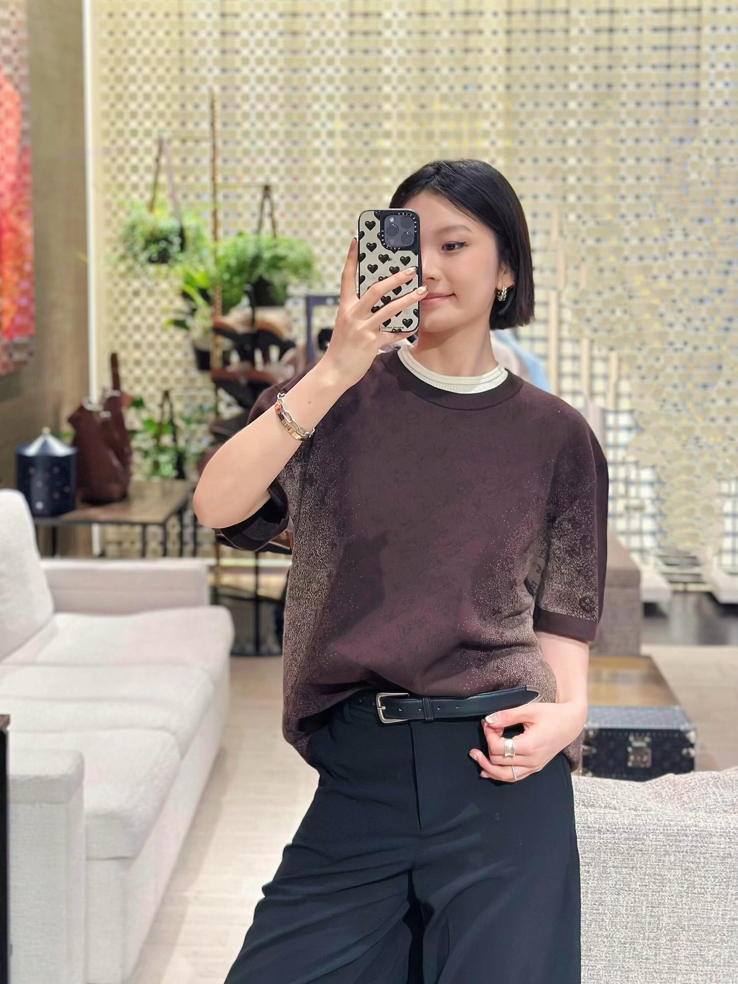 BVG / 루이비통 신상 그라데이션 자카드 니트