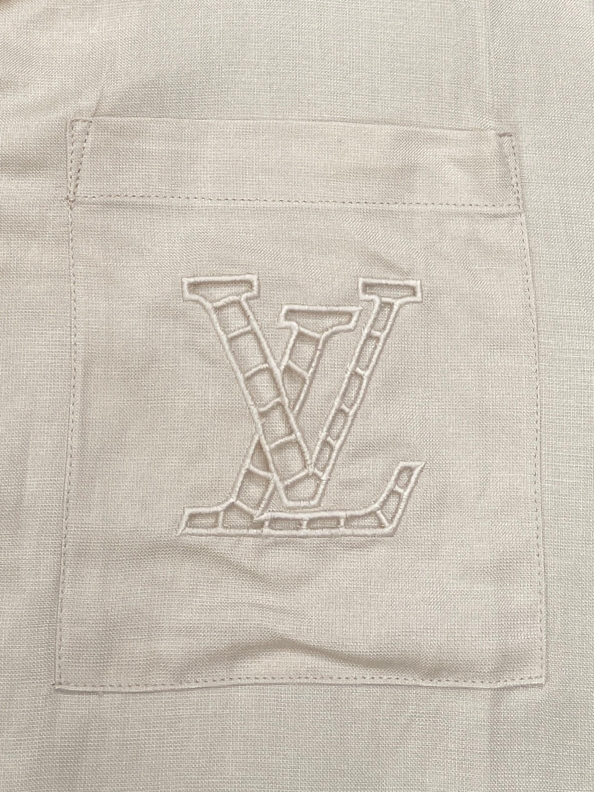 BVG / 루이비통 자수 반팔 셔츠