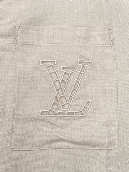 BVG / 루이비통 자수 반팔 셔츠