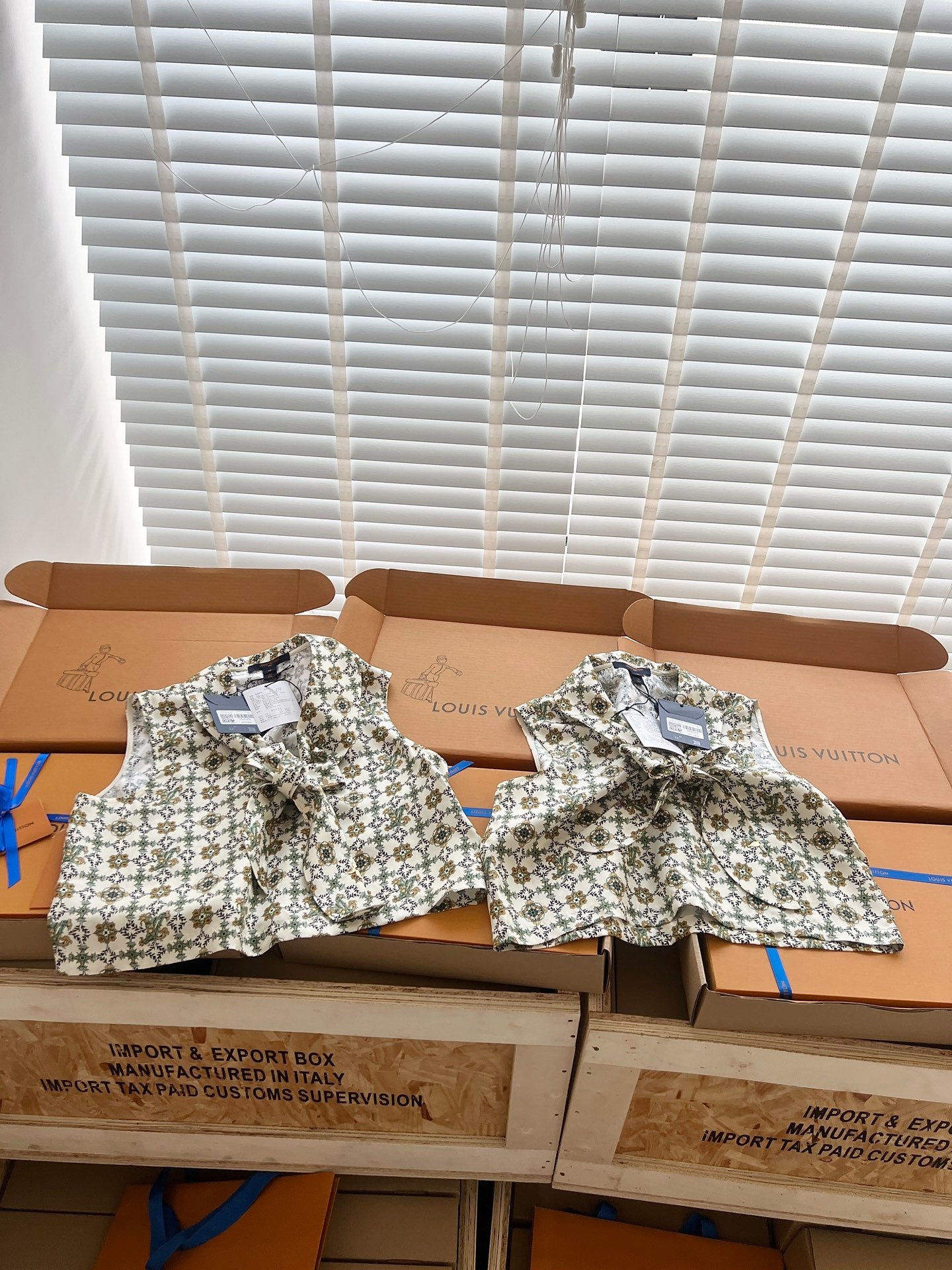 Timo / Louis Vuitton embroidered floral vest