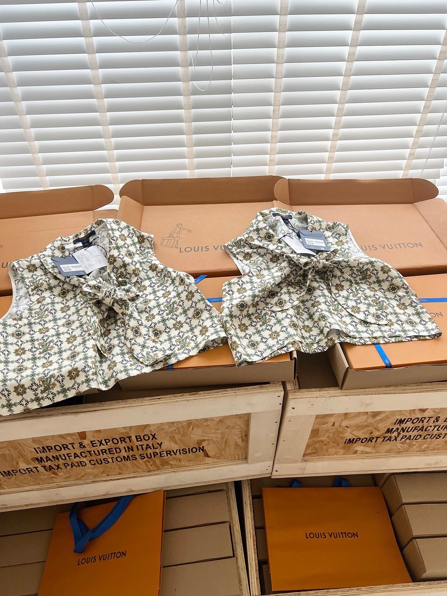Timo / Louis Vuitton embroidered floral vest