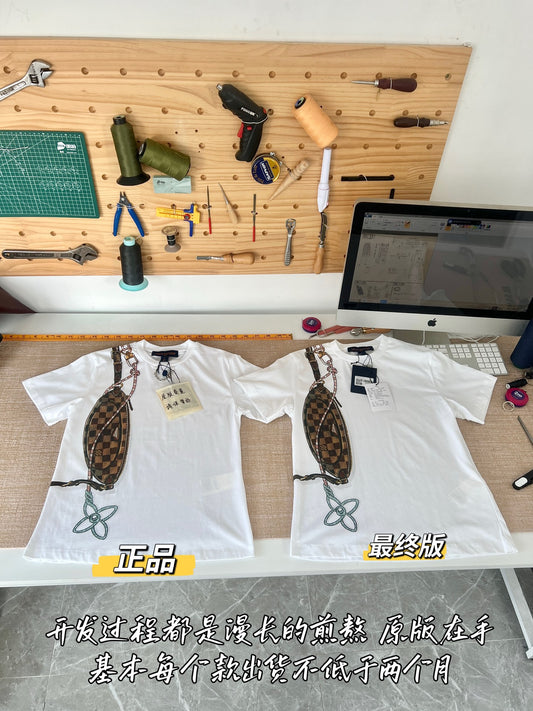 Timo / Louis Vuitton Waist Bag Graphic Short-Sleeve T-Shirt