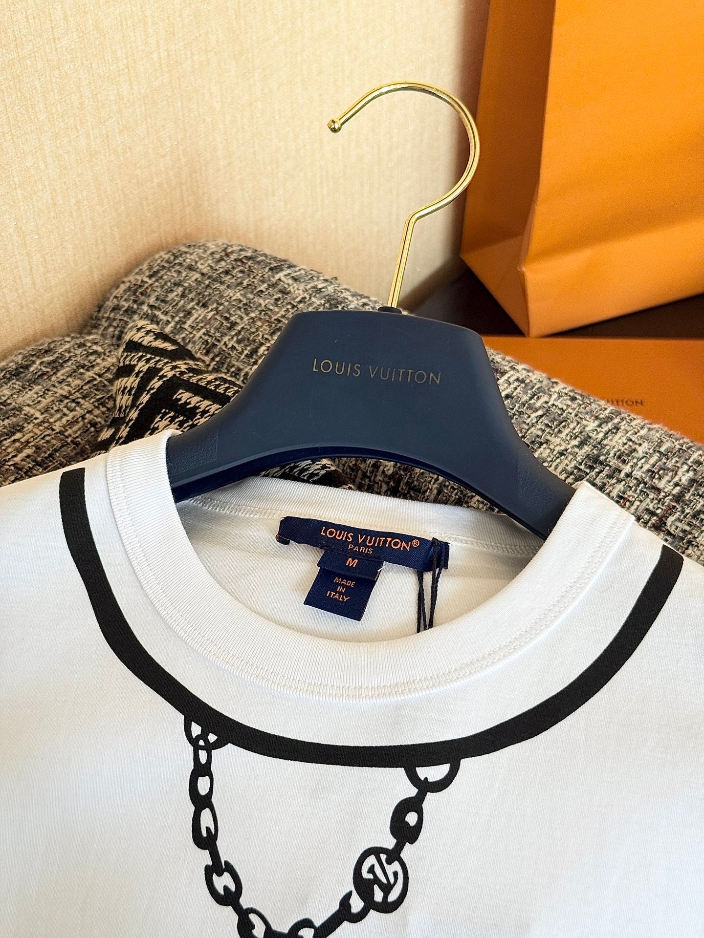 Timo / Louis Vuitton Two-Tone Line Print T-Shirt