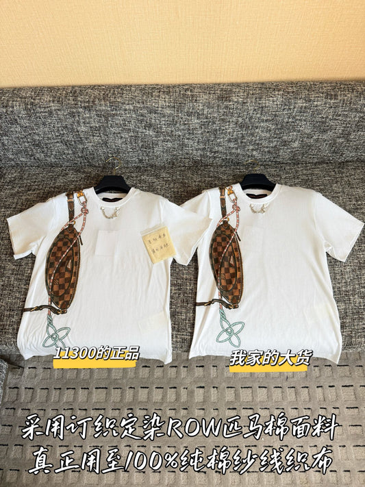 Teemo / Louis Vuitton Waist Bag Graphic Short-Sleeved T-shirt