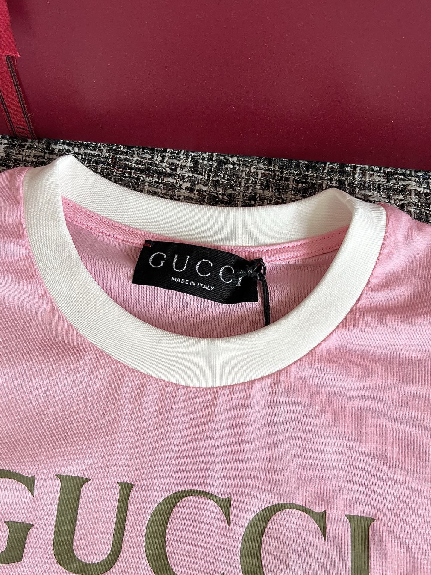 Timo / Gucci Webbing Tape-trimmed Short-Sleeve T-shirt