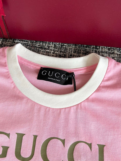 Timo / Gucci Webbing Tape-trimmed Short-Sleeve T-shirt