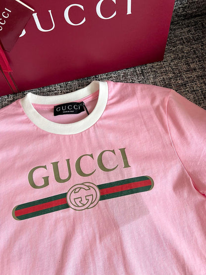 Timo / Gucci Webbing Tape-trimmed Short-Sleeve T-shirt