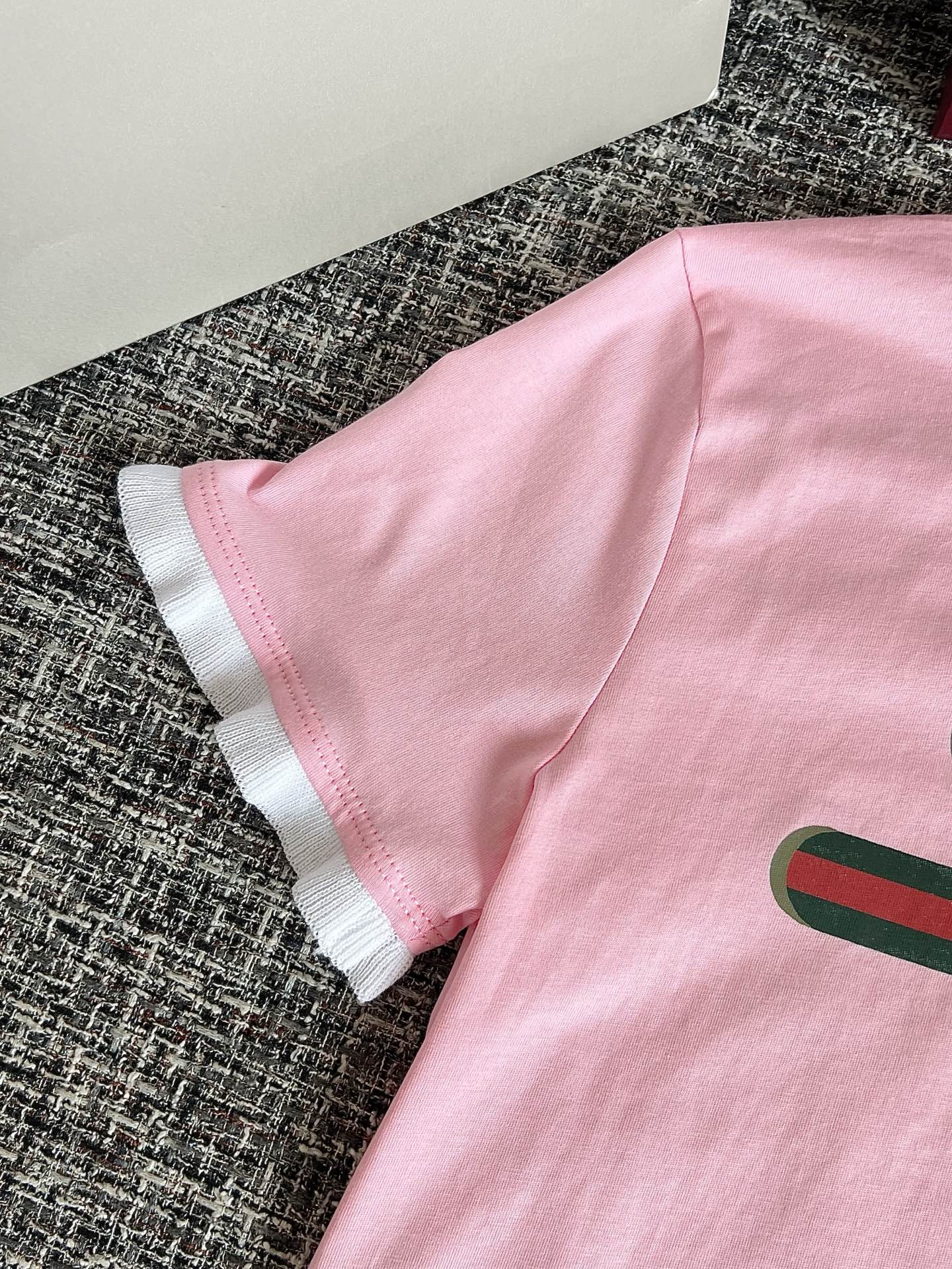 Timo / Gucci Webbing Tape-trimmed Short-Sleeve T-shirt