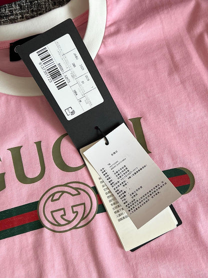 Timo / Gucci Webbing Tape-trimmed Short-Sleeve T-shirt