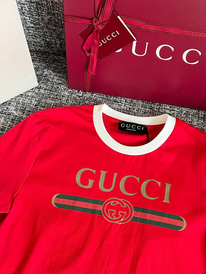Timo / Gucci Webbing Tape Embellished Short-Sleeved T-Shirt