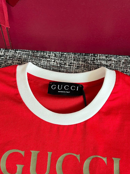 Timo / Gucci Webbing Tape Embellished Short-Sleeved T-Shirt