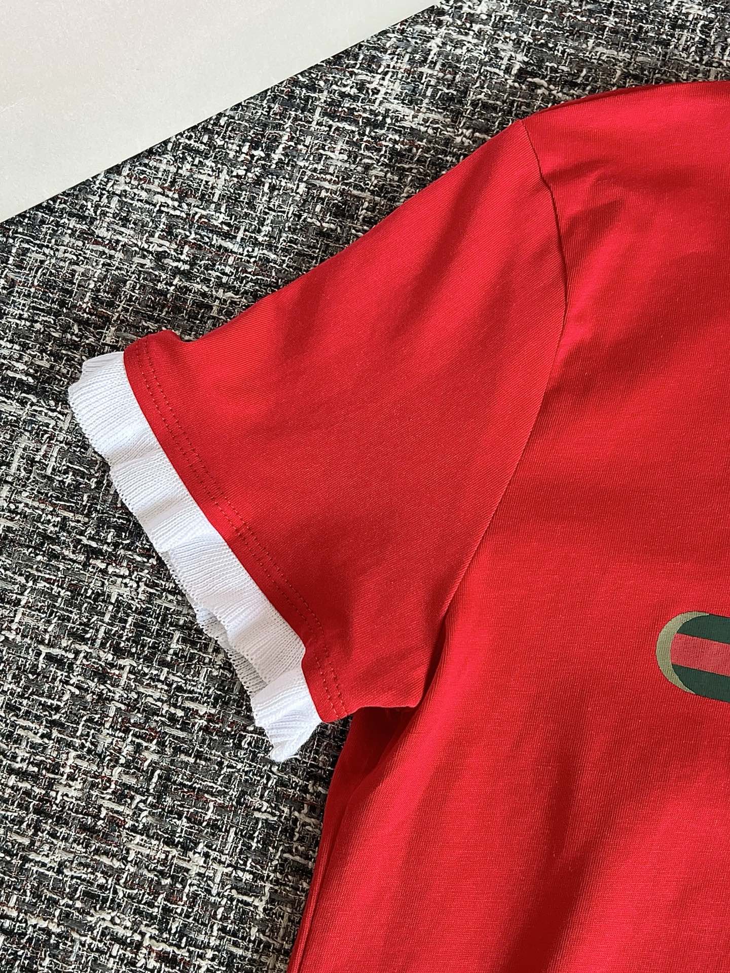 Timo / Gucci Webbing Tape Embellished Short-Sleeved T-Shirt